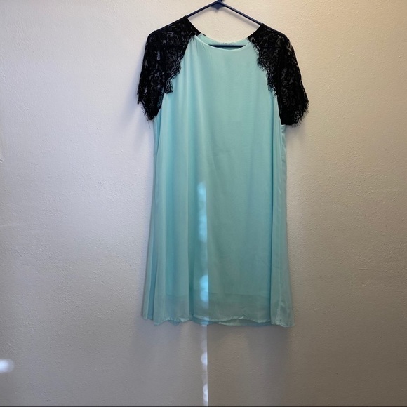 Filly Flair Vanilla Bay Teal Dress Sz Medium NWOT - Picture 1 of 7